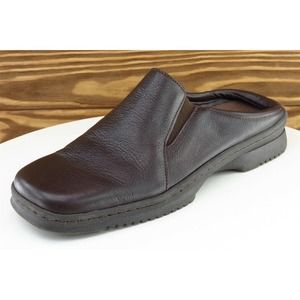 Azaleia Size 6.5 M Brown Mule Shoes Leather Women‎